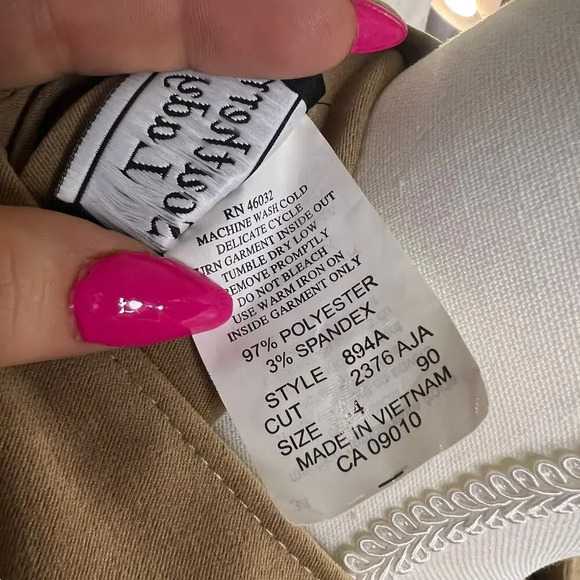 Southern Lady Women's Large Tan Faux Suede Embroidered Long Sleeve‎ Open Jacket - Picture 4 of 7